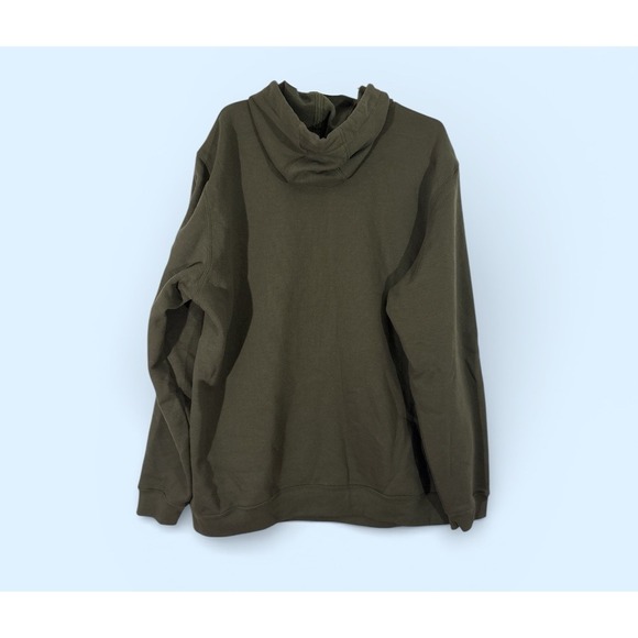 CARHARTT HOODIE MENS 2X TALL LOOSE FIT GREEN - Picture 5 of 6